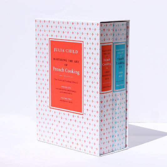 Julia Child French Cooking Cookbook 2 Volume Box Set Recipes Manual Guide Books