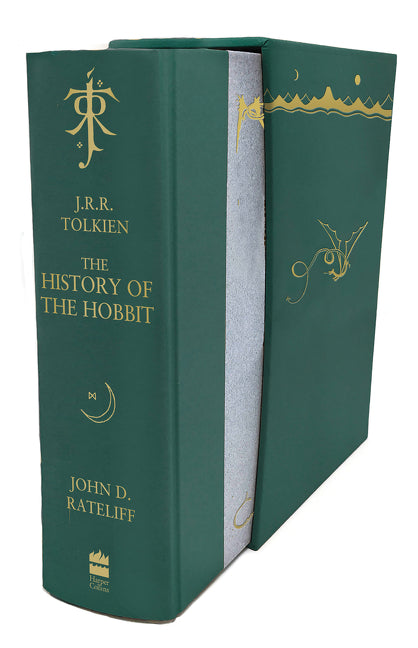 J R R Tolkien The History of the Hobbit Hardcover with Slipcase Book