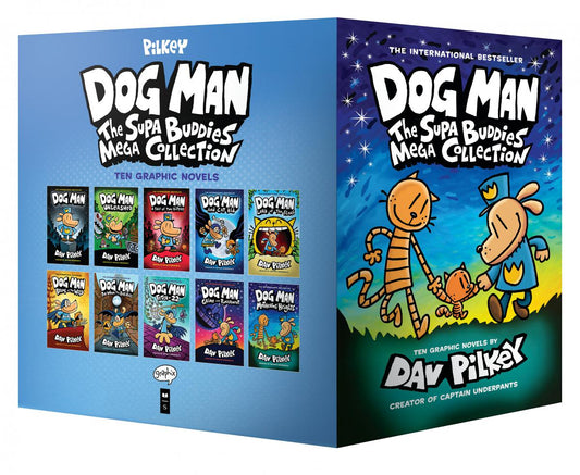 Dog Man Supa Buddies Mega Collection 10 Vol Set