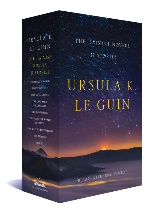 Ursula K. Le Guin Hainish Novels Science Fiction 2 Volume Box Set Hardcover Books