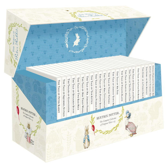Peter Rabbit by Beatrix Potter Presentation Box Complete Tales 23 Books