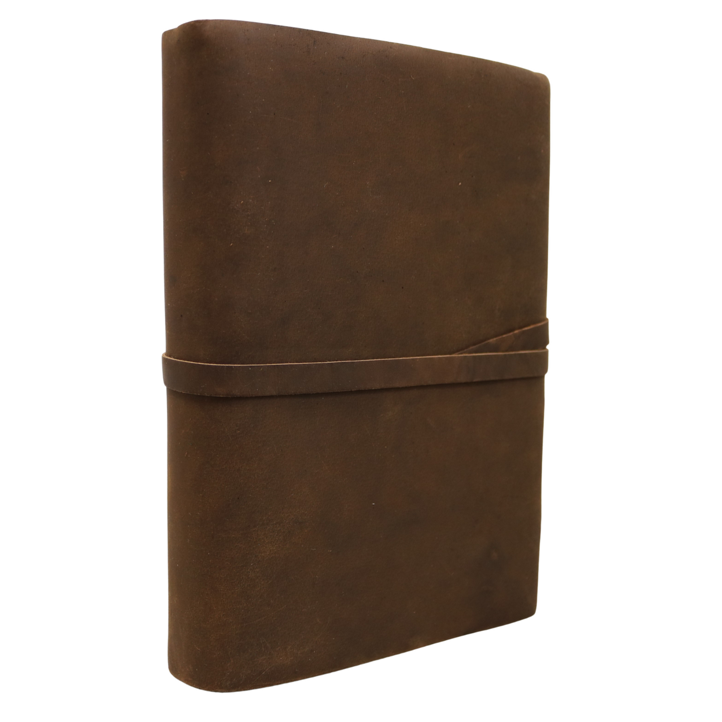 Rustic Leather Journal with Multicoloured Pages 6" X 8" Notebook Bound Book