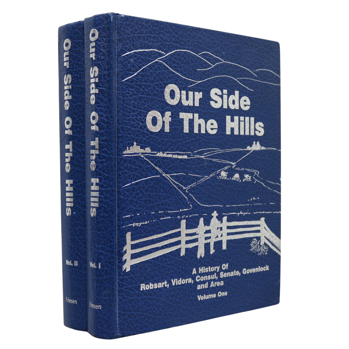 Our Side of the Hills 2 Vol Consul Saskatchewan Canada Local History Used Book