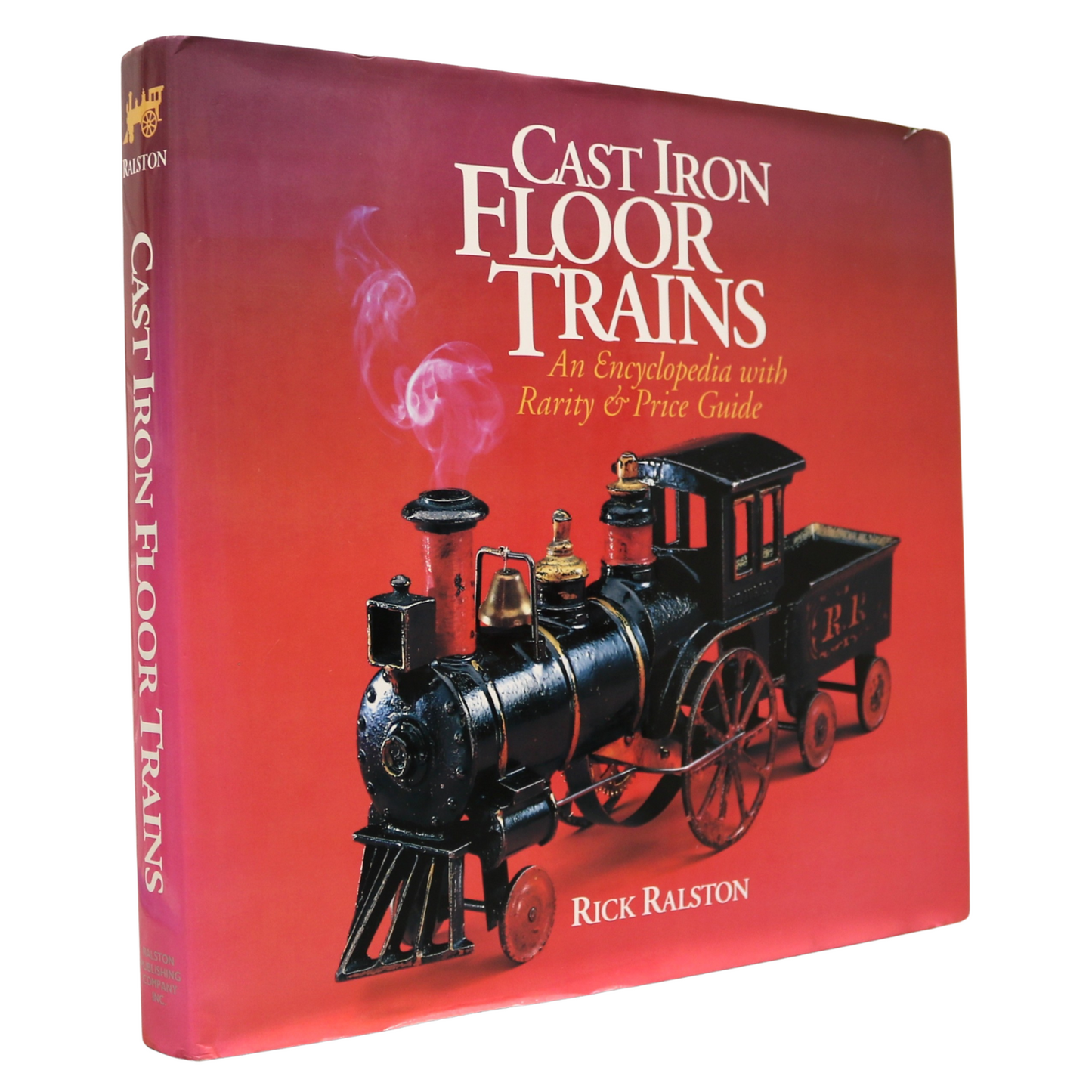 Cast Iron Floor Trains Railway Railroad Toy Metal Locomotive Steam History Book