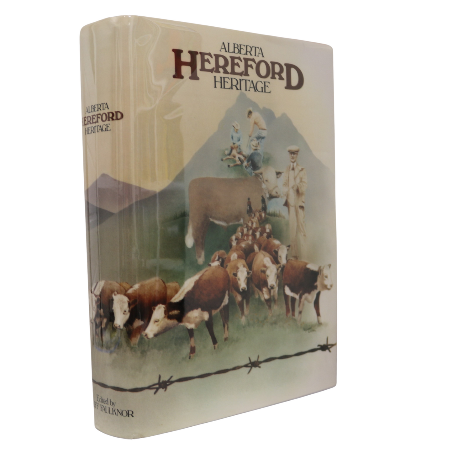 Alberta Hereford Heritage Cattle Breeding Canada Canadian Livestock Farming Used Book