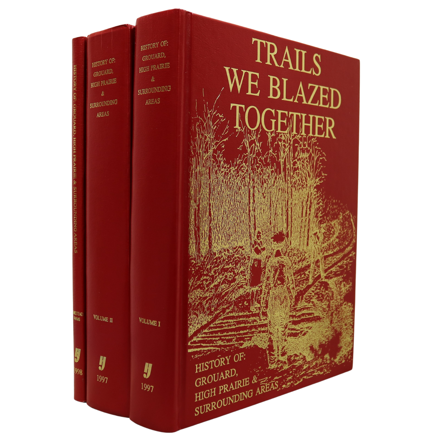 Trails We Blazed Together Grouard High Prairie 3 Vol Alberta Canada Local History Book