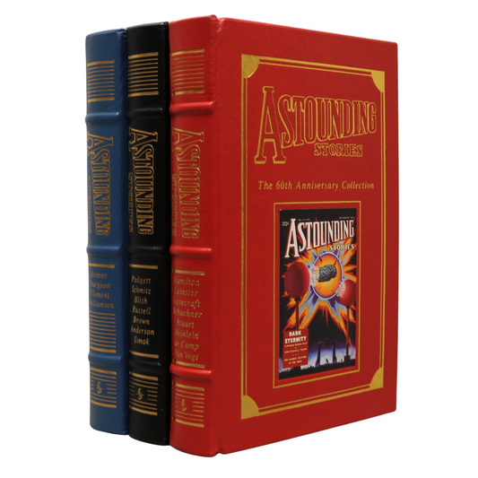 Astounding Stories Easton Press Science Fiction Leather Binding 3 Volumes Book