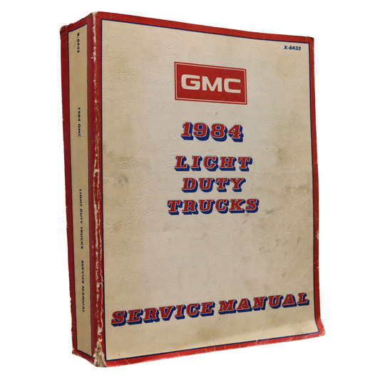 GMC 1984 Light Duty Trucks Service Manual Vehicles Cars Maintenance Used Book