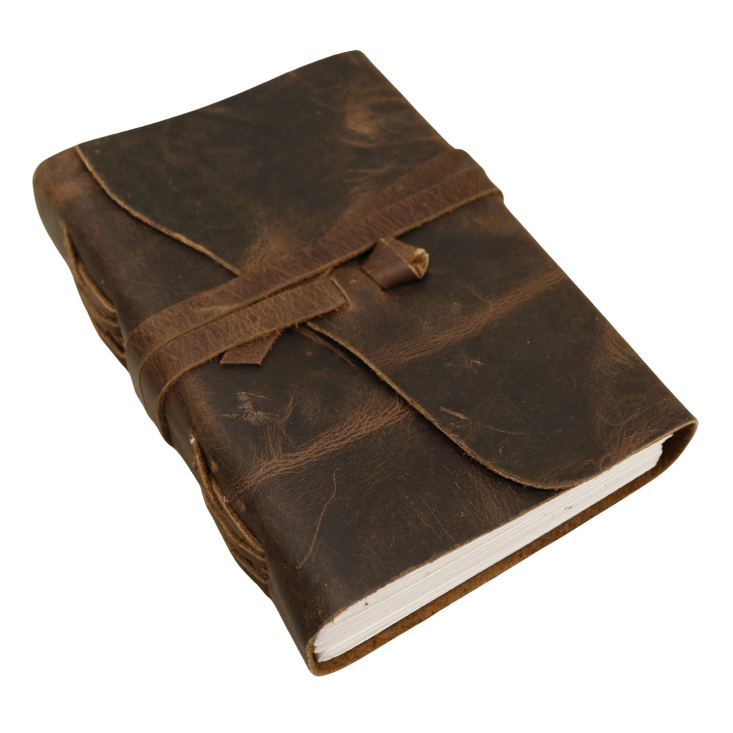 Outrider Rustic Leather Journal with Lined Pages 5" X 7" Notebook Bound Book