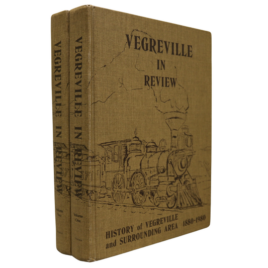 Vegreville in Review 2 Vols Alberta Canada Canadian History Used Book