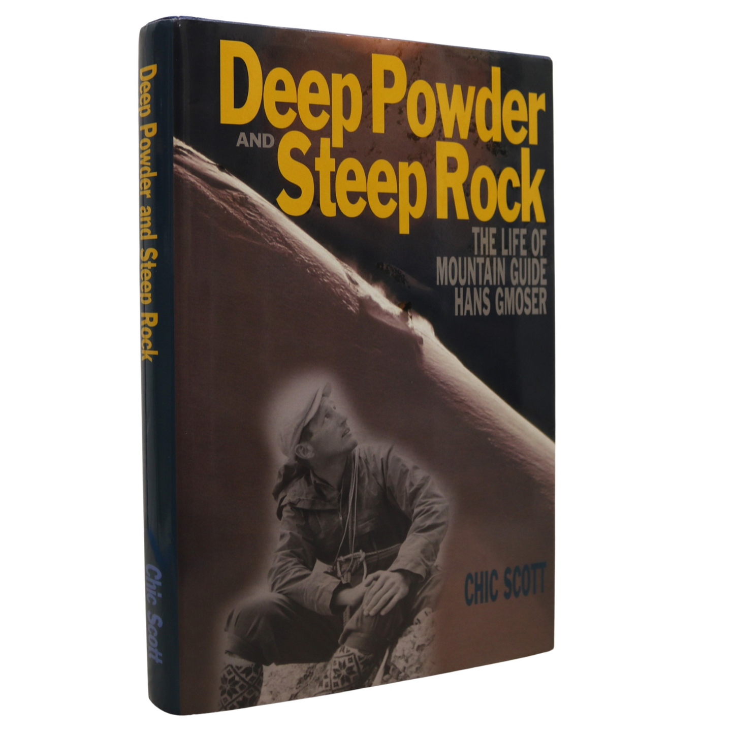 Deep Powder Steep Rock Hans Gmoser Mountain Climbing Climber Biography Used Book