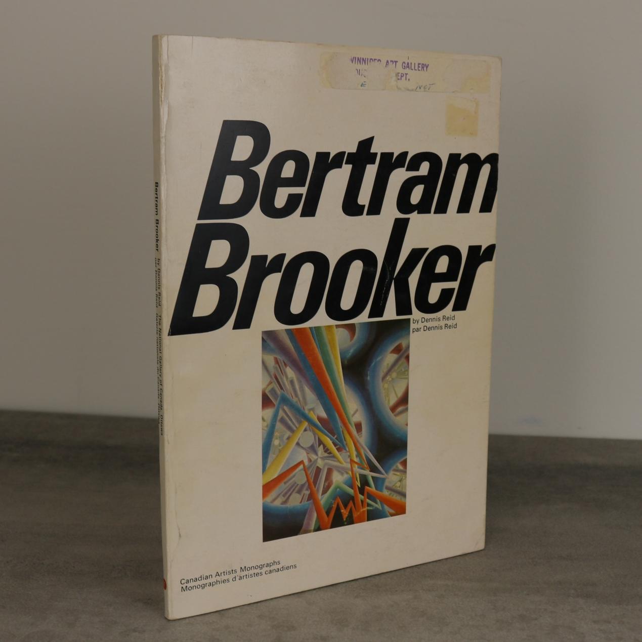Bertram Brooker Canada Canadian Artist Painter Paintings Art Used Book