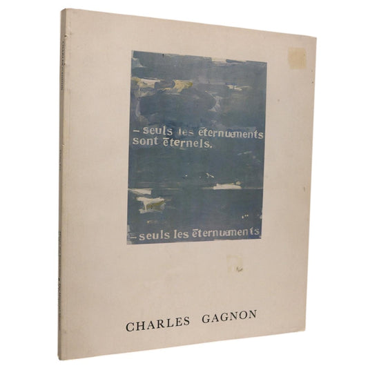 Charles Gagnon Canadian Canada Artist Painter Paintings Art Used Book