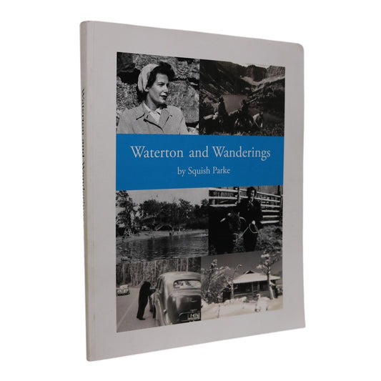 Waterton and Wanderings Lakes National Park Canada Memoir Nature History Used Book