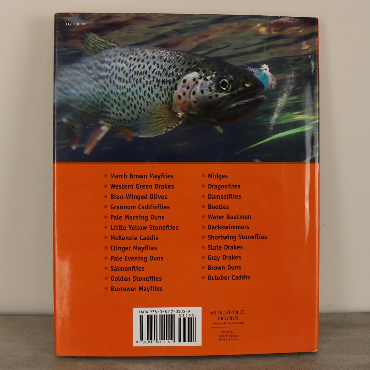 BugWater River Fly Fishing Fish Prey Aquatic Bugs Fishermen Guide Used Book
