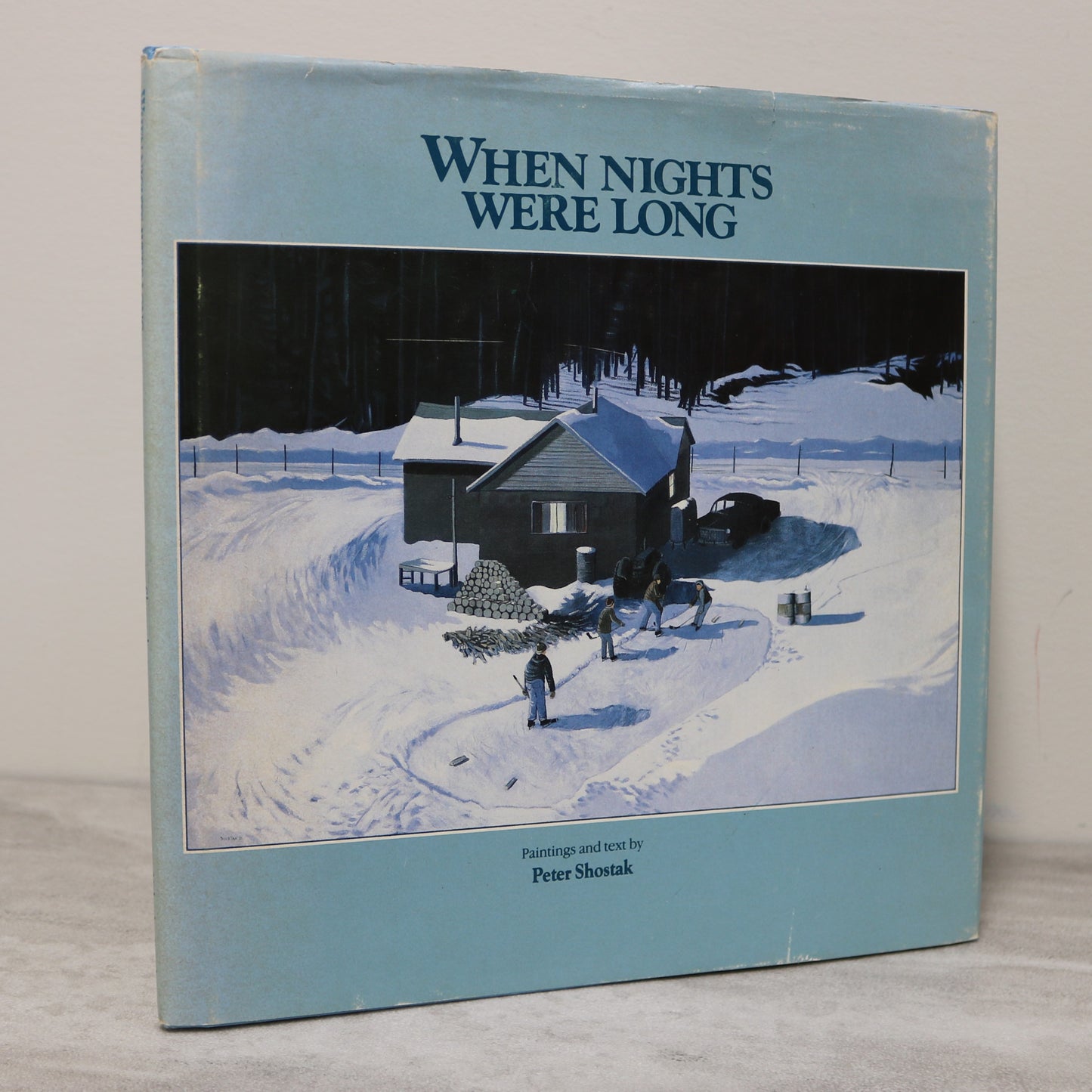 When Nights Were Long Peter Shostak Canada Canadian Artist Art Used Book