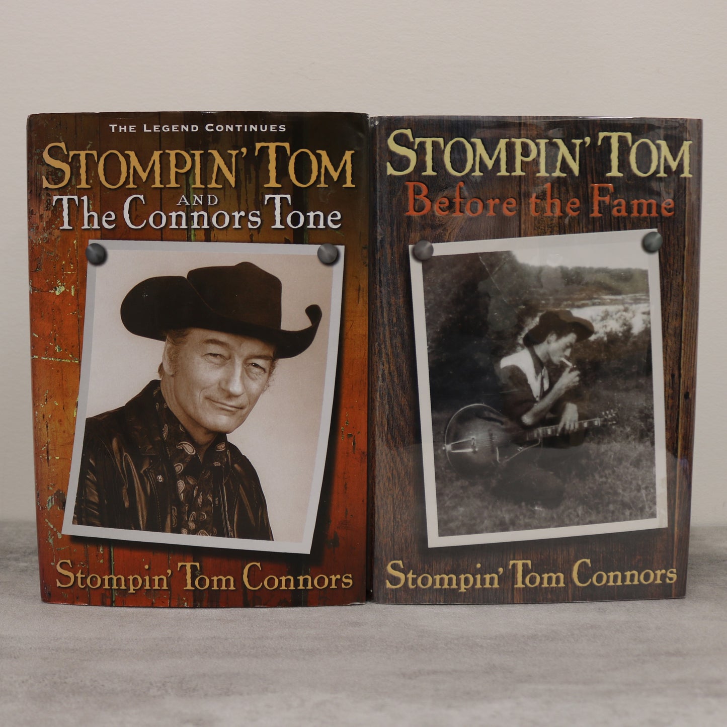 Stompin' Tom Connors Two Volumes Autobiography Music Musician Used Book