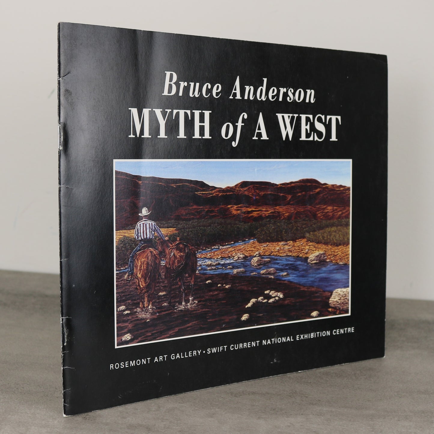 Bruce Anderson Myth of a West Canada Canadian Artist Painter Paintings Art Used Book