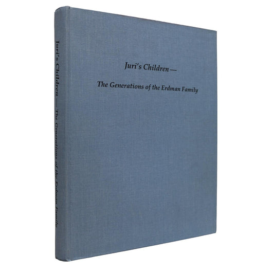 Juri's Children Generations of Erdman Family History Genealogy Used Book