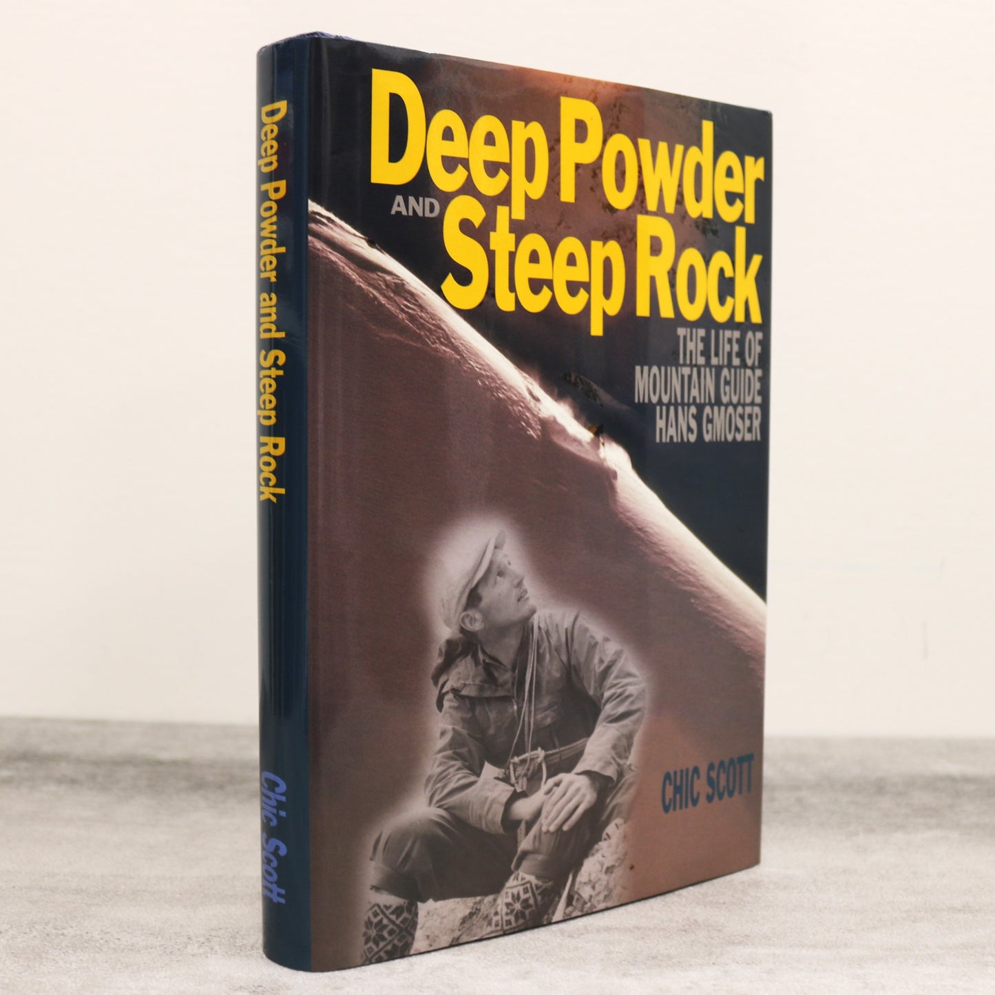 Deep Powder Steep Rock Hans Gmoser Mountain Climbing Climber Biography Used Book