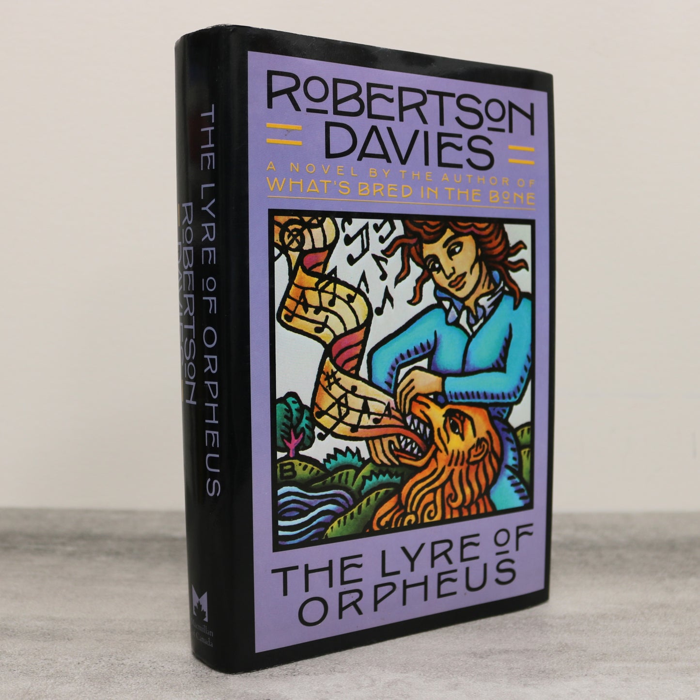 Lyre of Orpheus Robertson Davies Signed Fiction Canada Canadian Author Novel Book