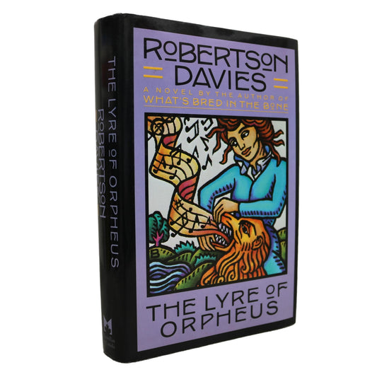 Lyre of Orpheus Robertson Davies Signed Fiction Canada Canadian Author Novel Book