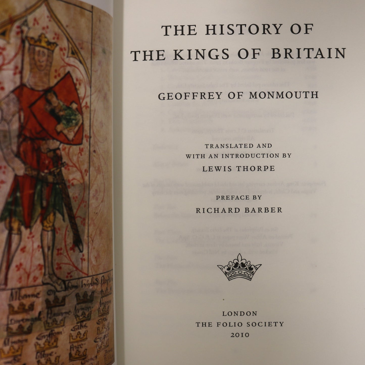 History of the Kings of Britain Geoffrey Monmouth Folio Society History Used Book