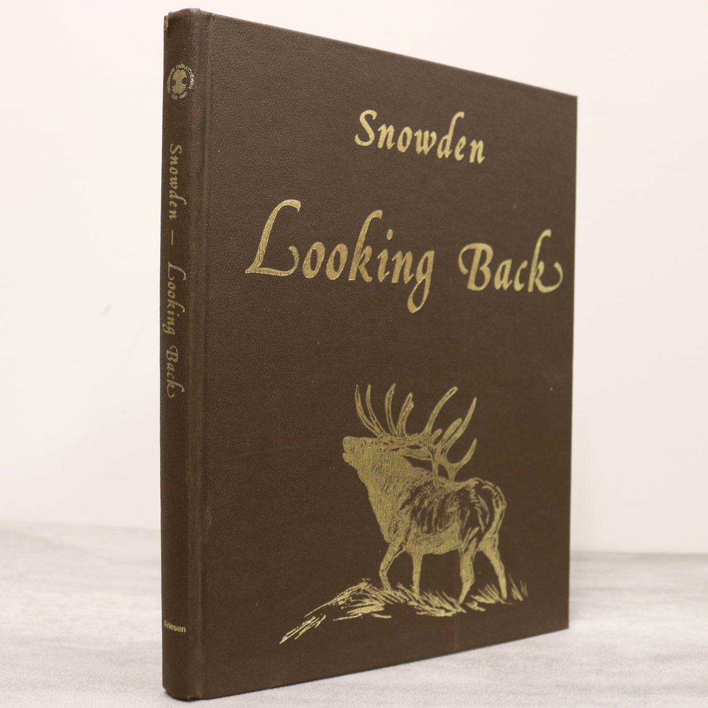 Snowden Looking Back Saskatchewan Canada Canadian Local History Used Book