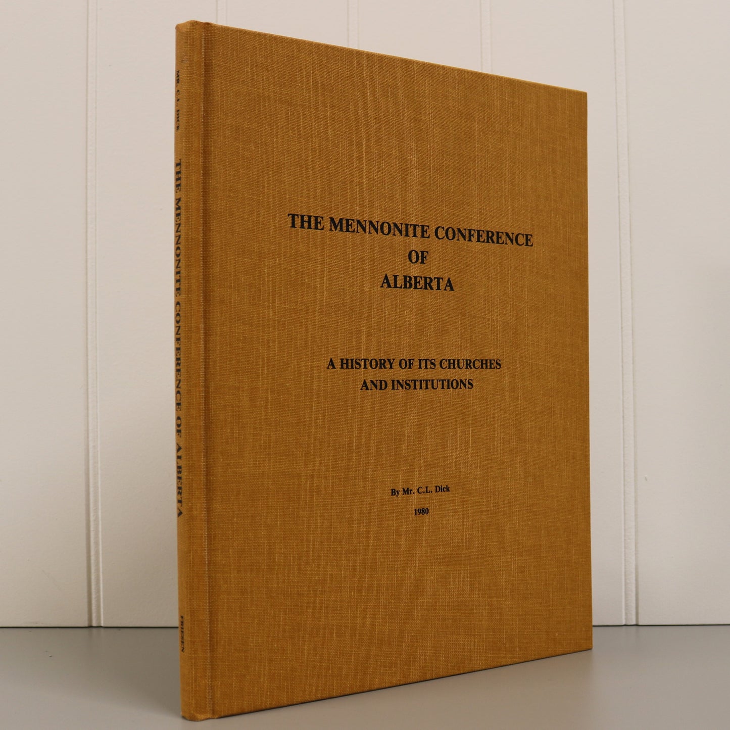 Mennonite Conference of Alberta Canada Canadian Local Church History Used Book