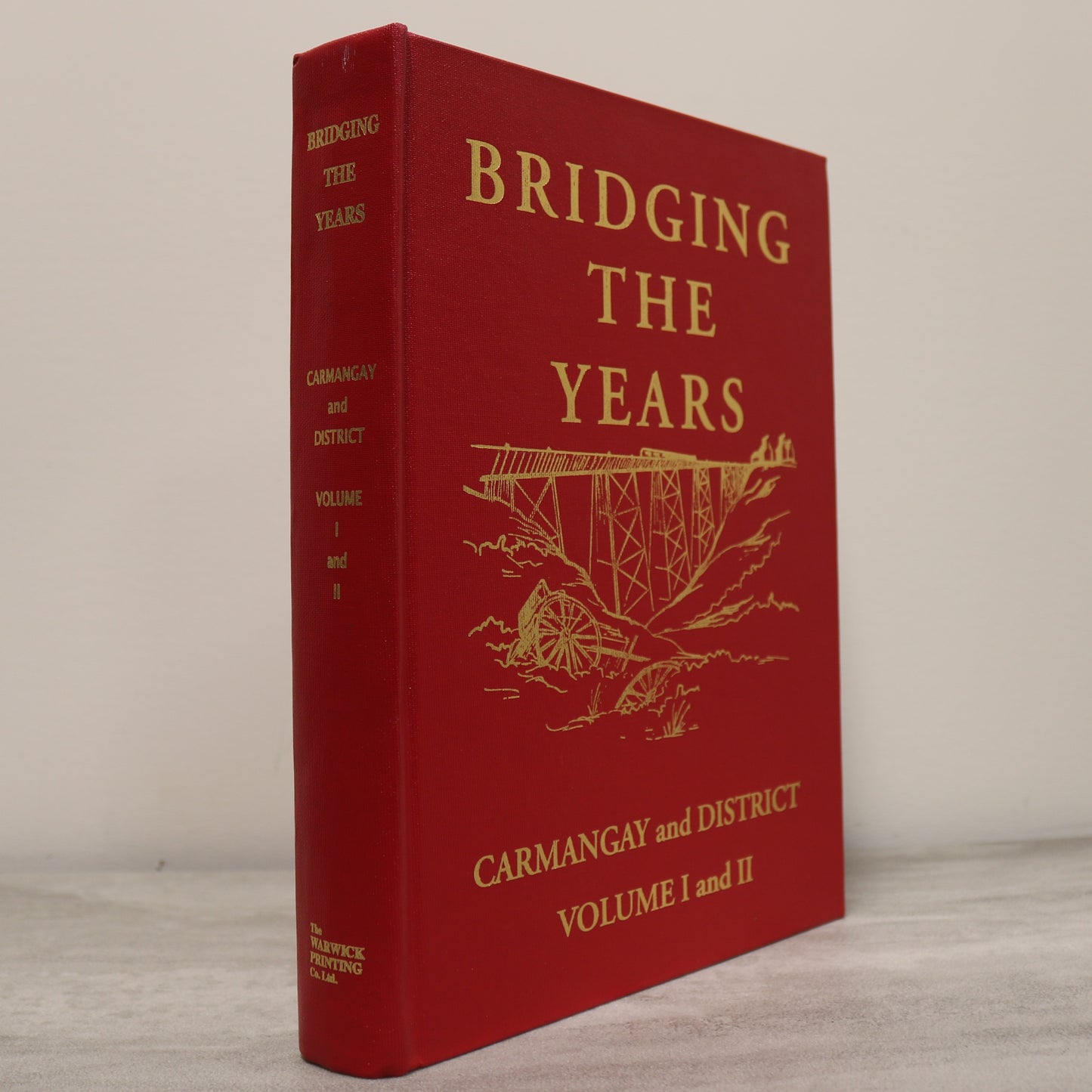 Bridging the Years Vol 1 & 2 Carmangay Alberta Canada Canadian Local History Used Book