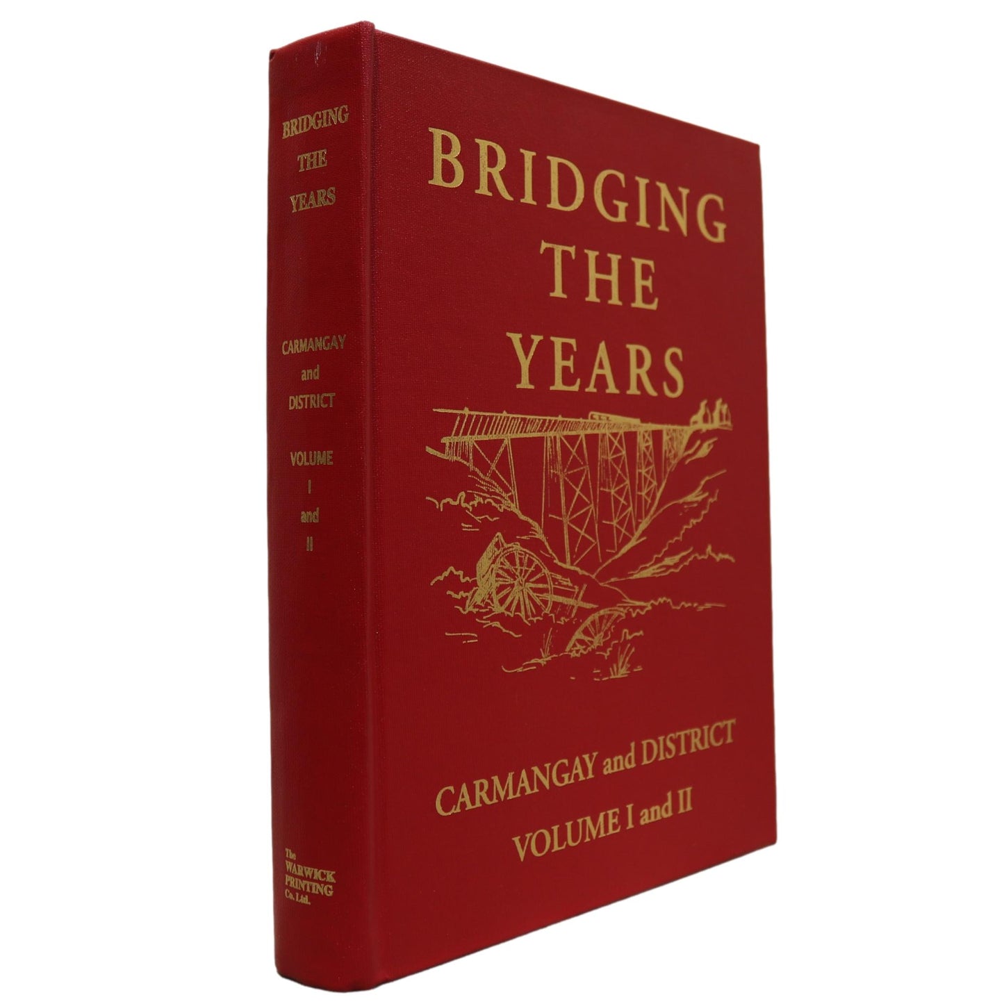 Bridging the Years Vol 1 & 2 Carmangay Alberta Canada Canadian Local History Used Book