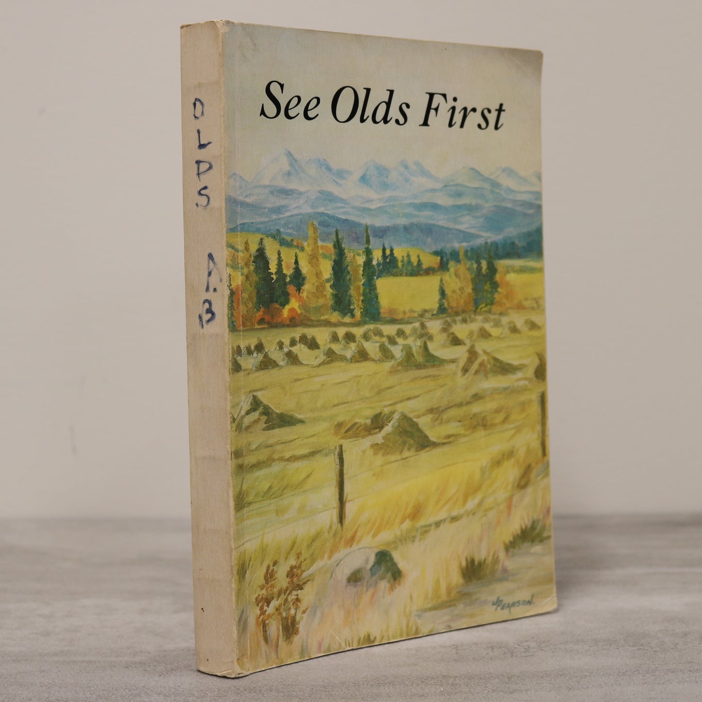 See Olds First Alberta Canada Canadian Local History Used Book