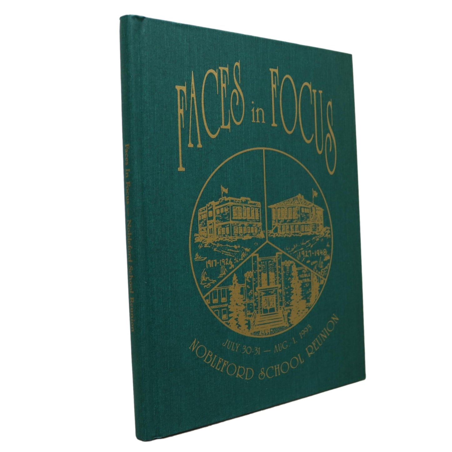 Faces in Focus Nobleford School Reunion 1993 Alberta Canada Yearbook Used Book