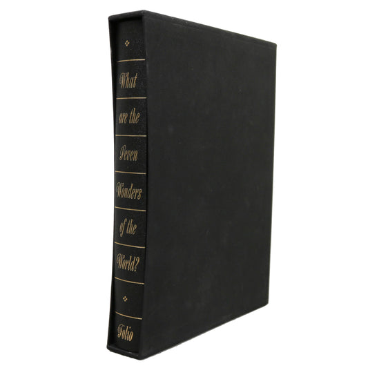 Seven Wonders of the World Folio Society Historical Non-Fiction Cultural Facts Used Book