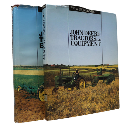 John Deere Tractors Equipment Farm Farming Machinery History Two Volumes Books