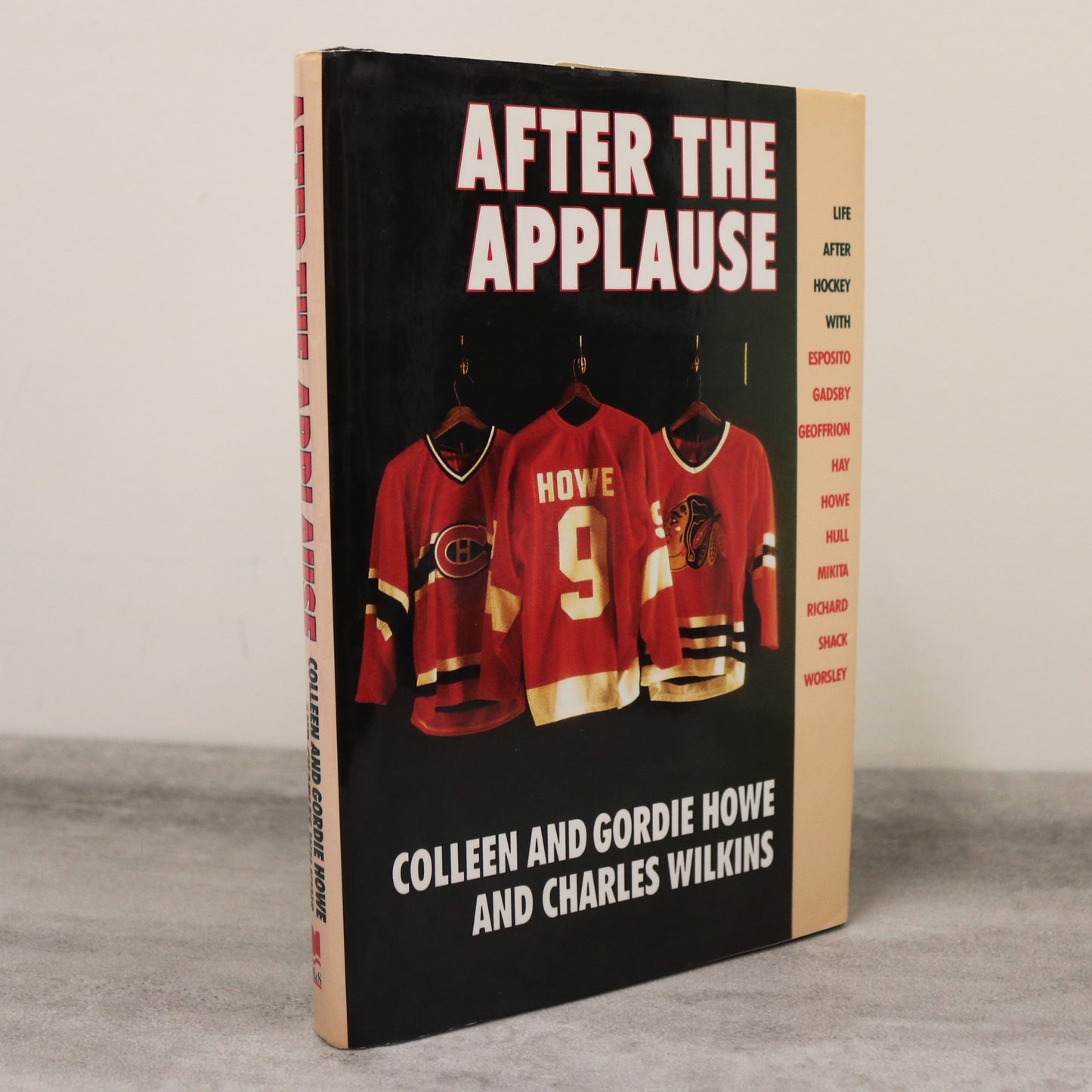 After the Applause Gordie Howe Bobby Hull Hockey Sports Memoir NHL Inscribed Book