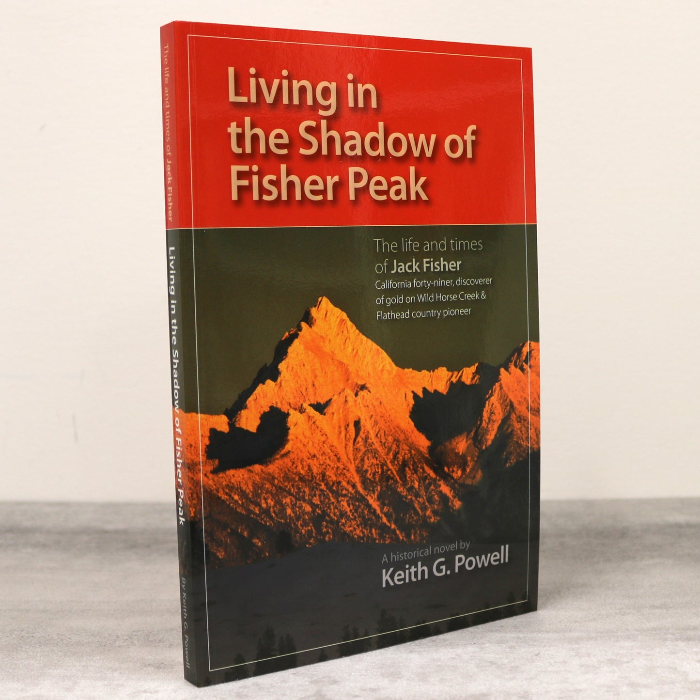 Living in Shadow Fisher Peak Jack Fisher Gold Rush Kootenay BC Canada History Book