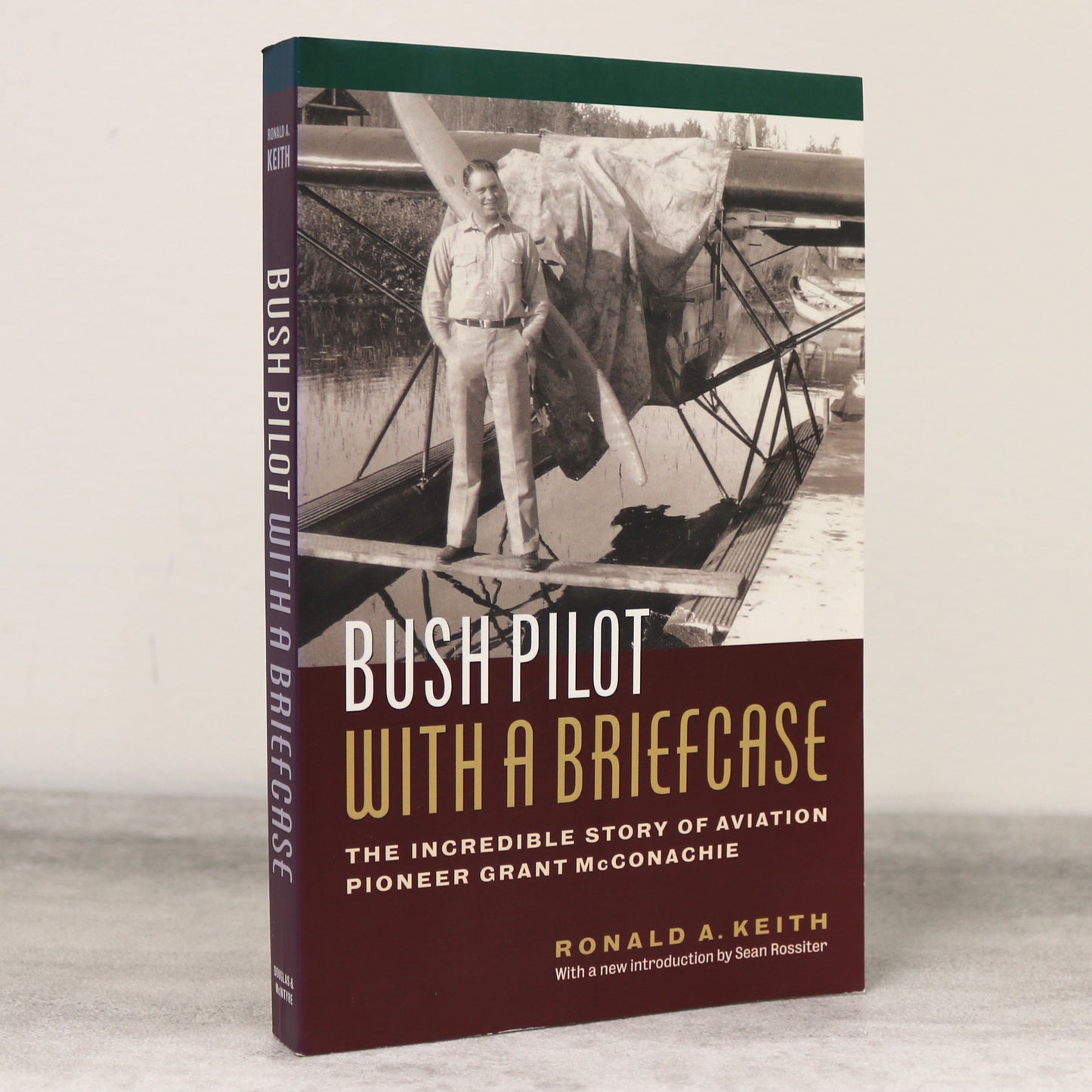 Bush Pilot Briefcase Aviation Pioneer Grant McConachie Canadian Biography Book