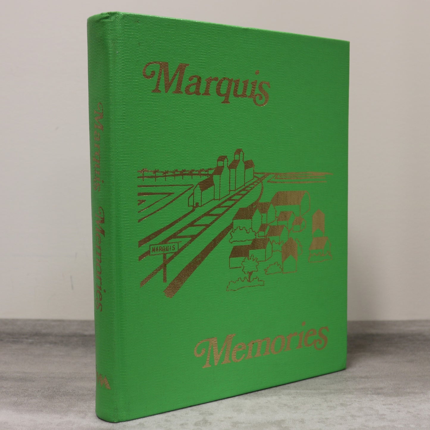 Marquis Memories Saskatchewan Canada Canadian Local History Used Book