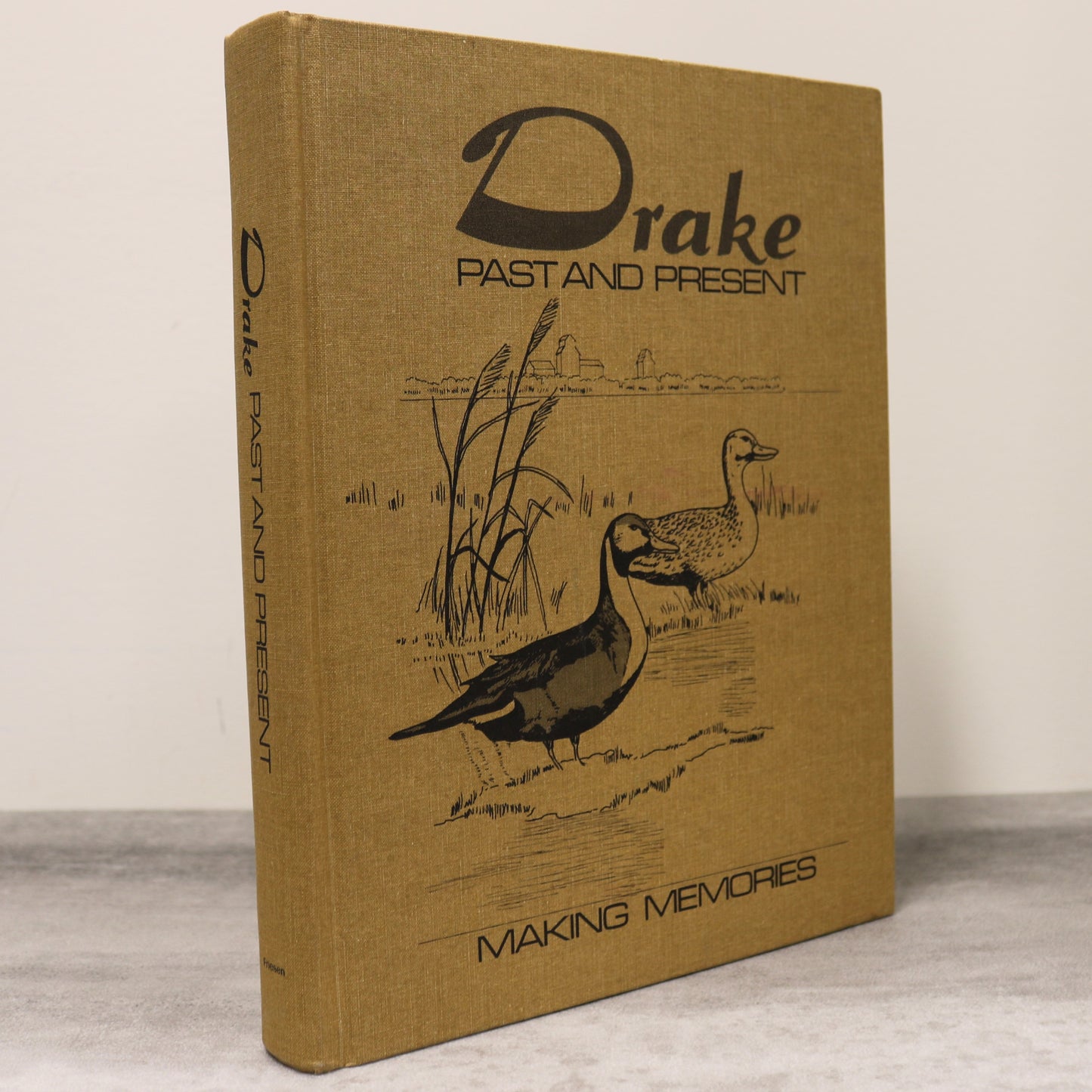 Drake Past and Present Saskatchewan Canada Canadian Local History Used Book