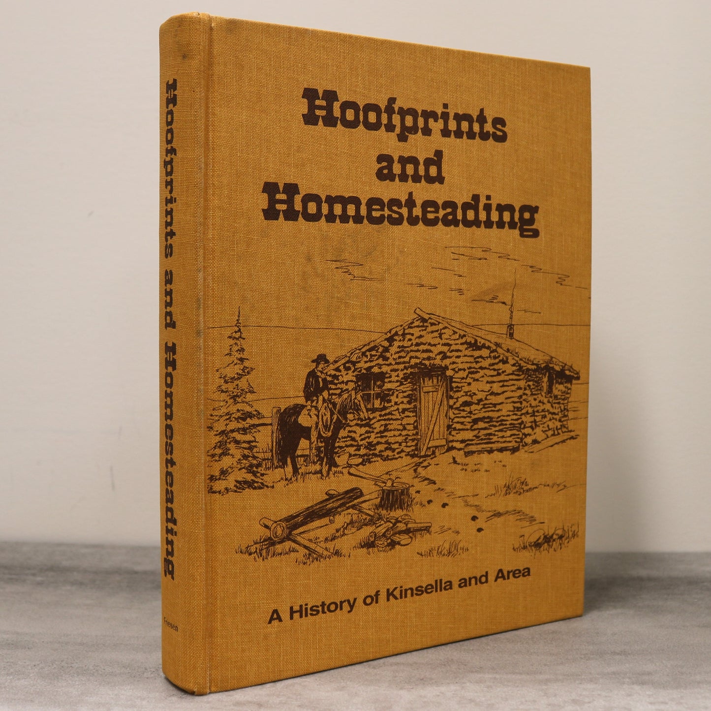 Hoofprints and Homesteads Kinsella Alberta Canada Canadian Local History Used Book