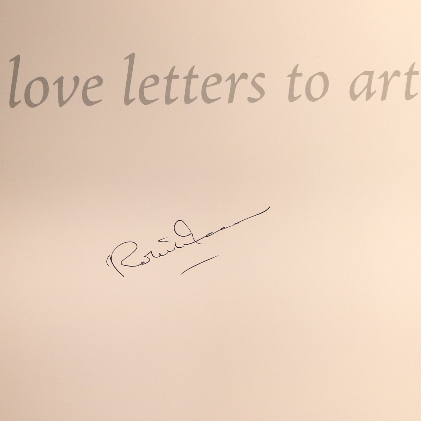 Robert Genn Love Letters Canada Canadian Artist Painter Paintings Art Used Book