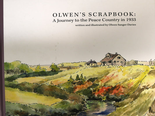 Olwen Sanger-Davies Scrapbook Watercolor Paintings Journaling Artist Art History Book