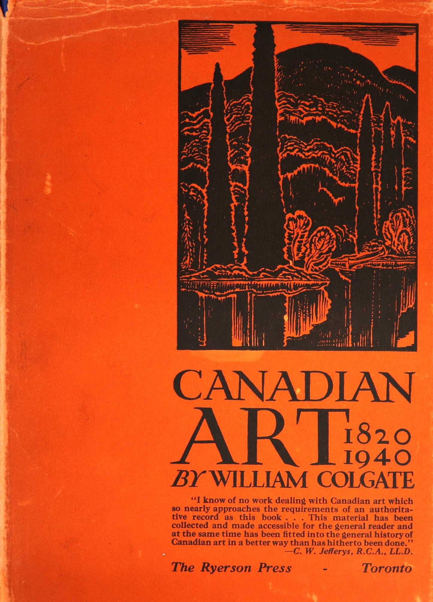 Canadian Art 1820-1940 Canada Artists National Art History Used Book