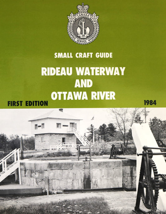 Small Craft Guide Rideau Waterway Ottawa River Ontario Canada Canadian Used Book