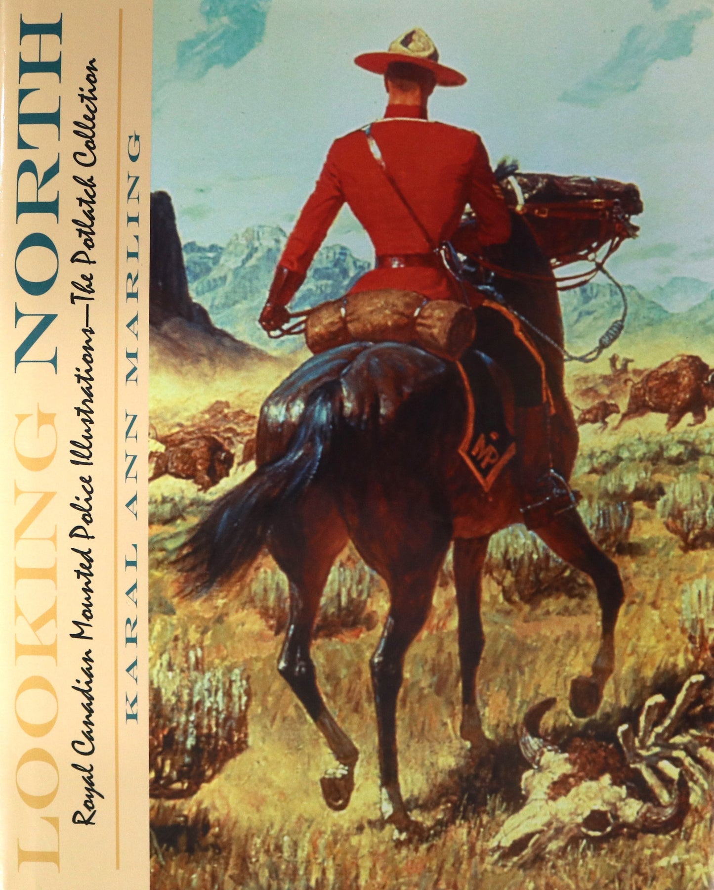 Looking North RCMP Illustrations Potlatch Collection Canadian Mounted Police Art Book