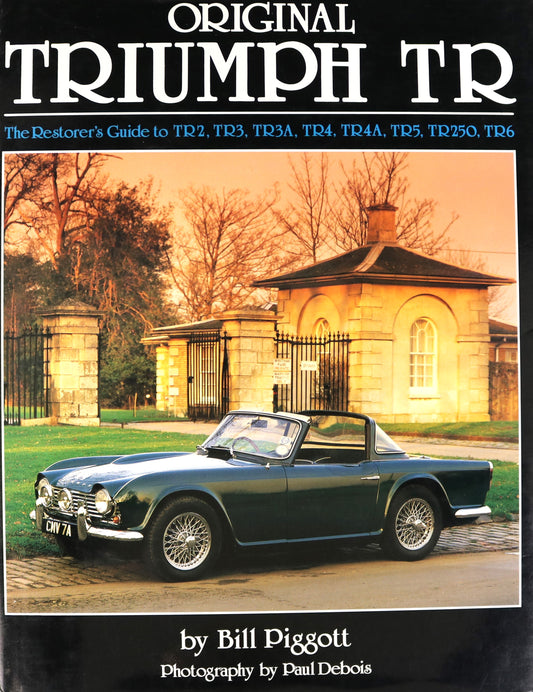 Original Triumph TR Vehicle Automobile Vintage Cars Restoration Guide Book