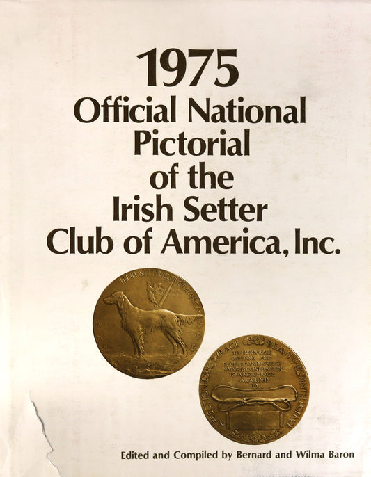 National Pictorial Irish Setter Club of America 1975 Dog Breeding Tournament Book