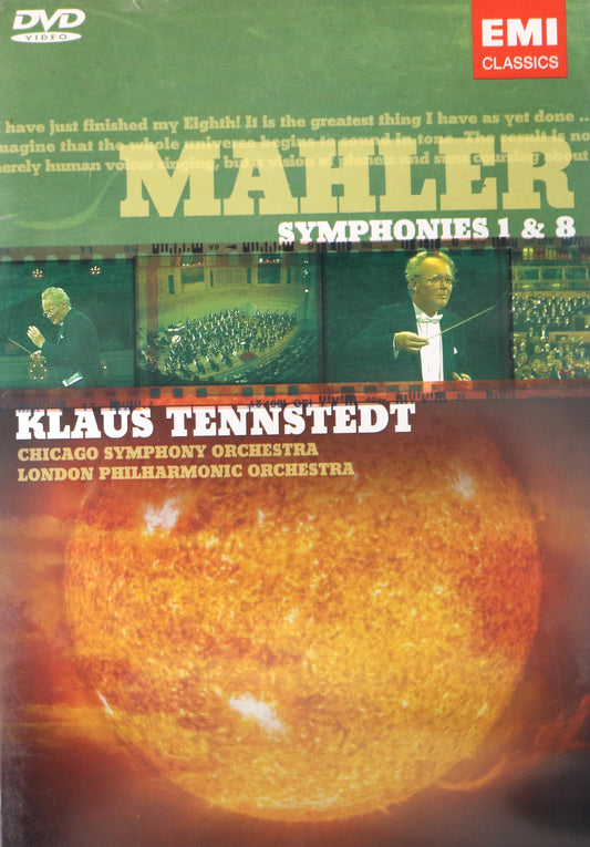 Mahler Symphonies 1 & 8 Chicago Symphony London Philharmonic Orchestra DVD