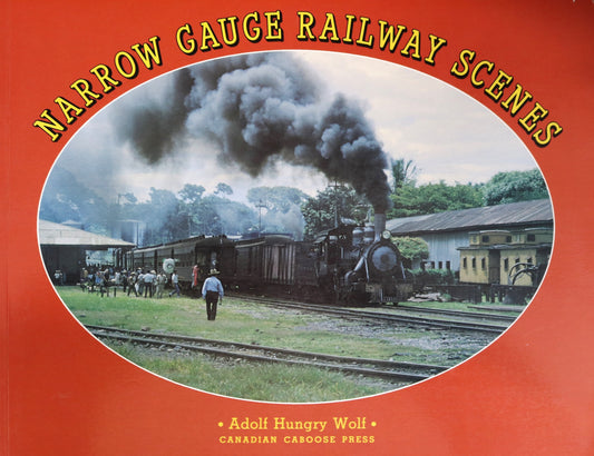 Narrow Gauge Railway Scenes Railroad Train Engine Pictorial History Used Book
